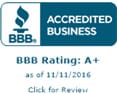 BBB- Accredited business